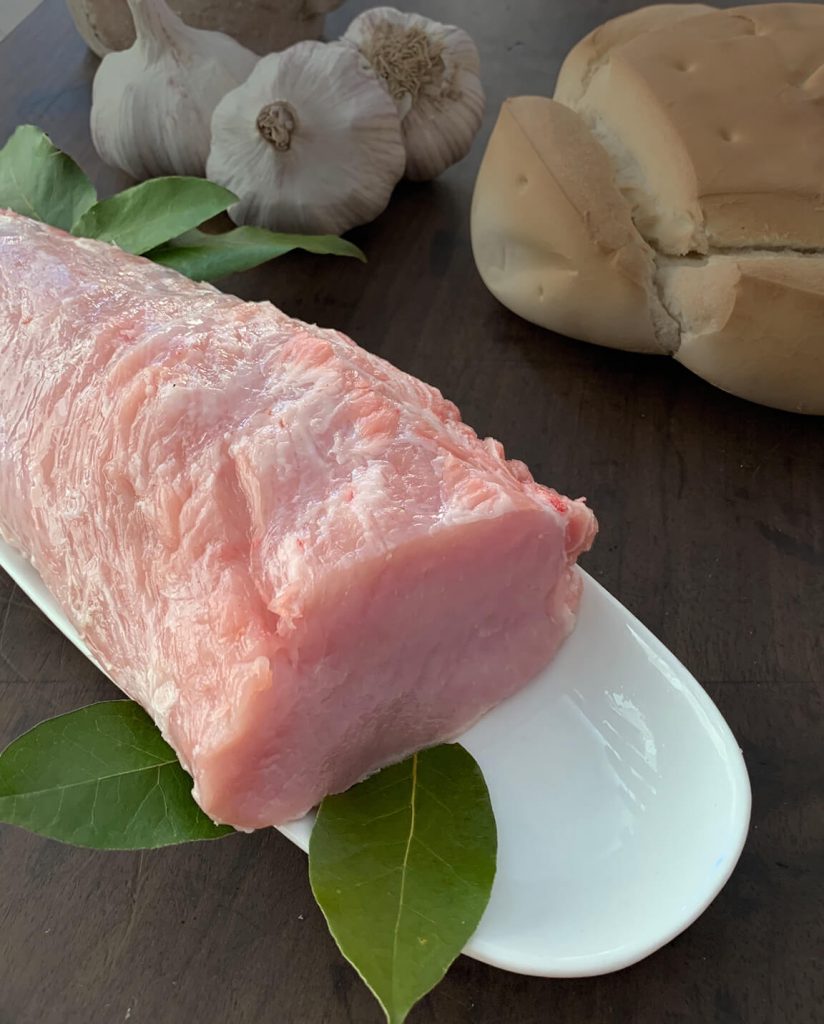 Cinta de lomo, filetes de lomo, lomo de cerdo, cinta de cerdo, lomo fresco, carne blanca, carne tierna, carne para niños.