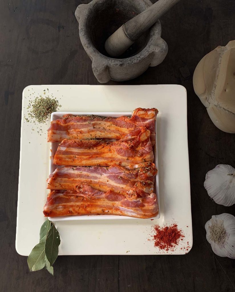 panceta de cerdo adobada