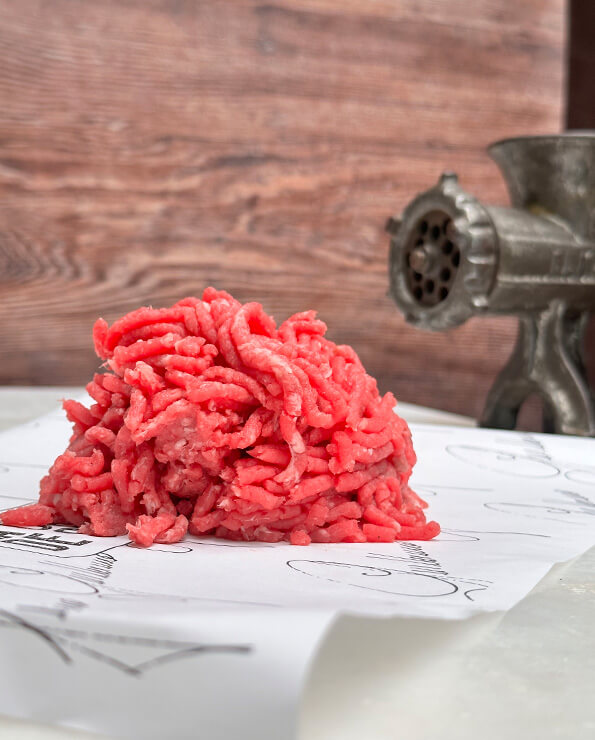 Carne picada 100% ternera recién picada y envasada al vacío sin conservantes