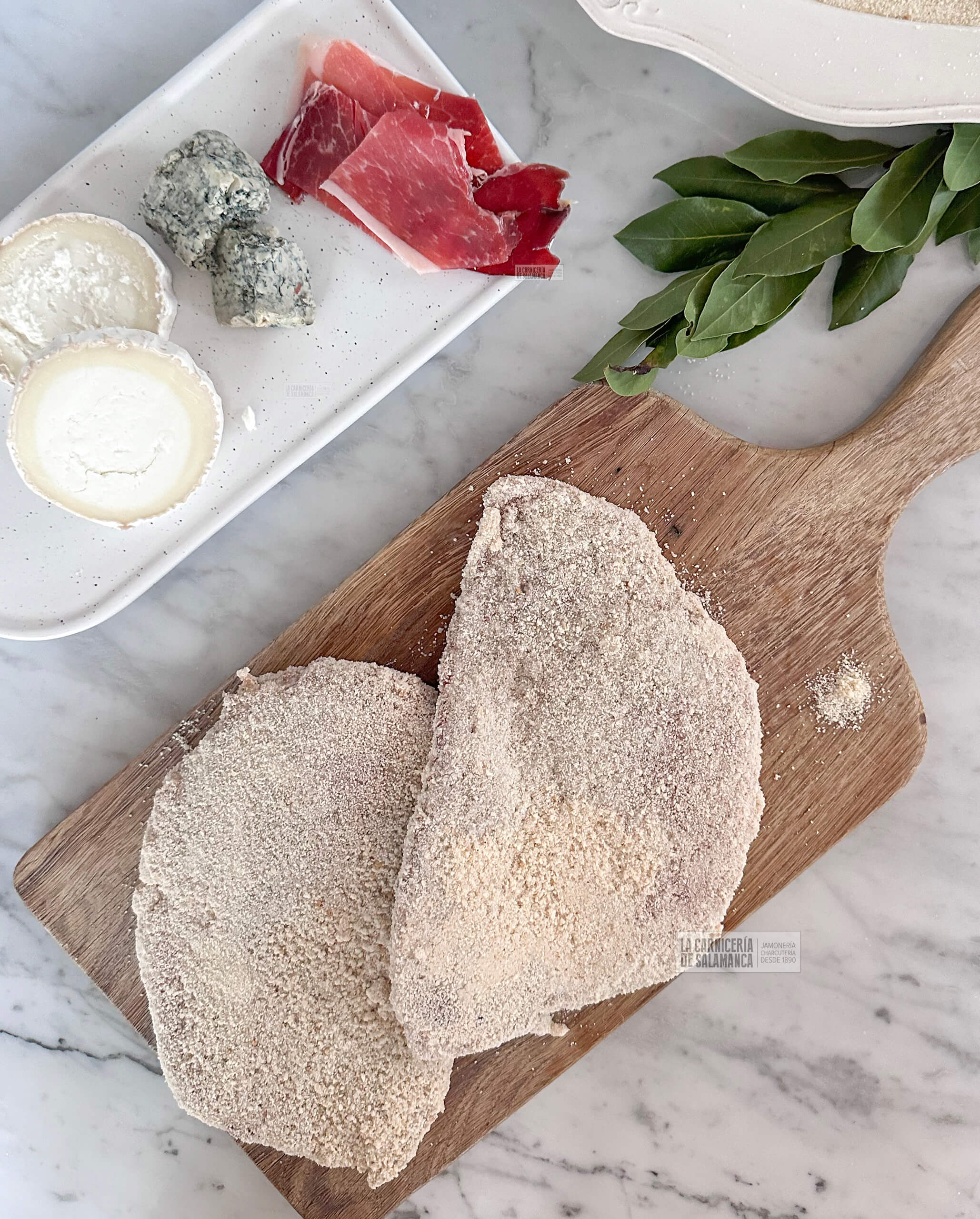 Cachopo tradicional disponible para comprar online en la carnicería de Salamanca.