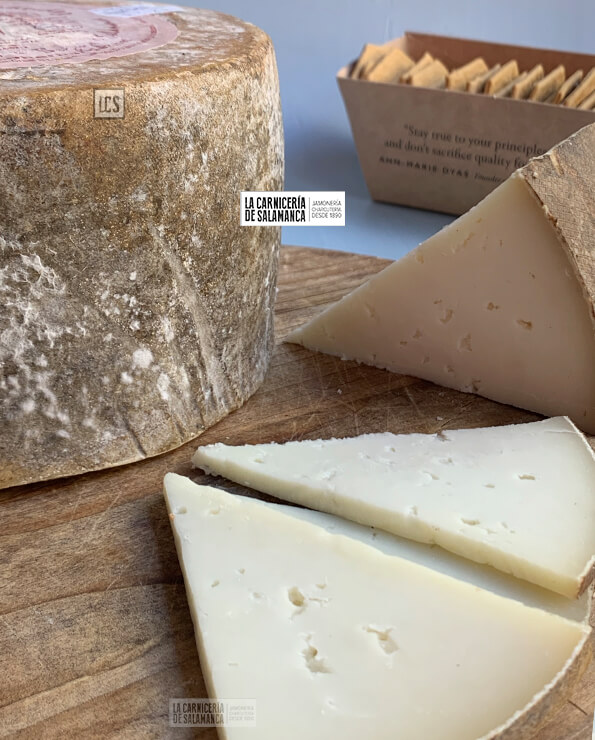Detalle textura queso de bogajo (Salamanca)