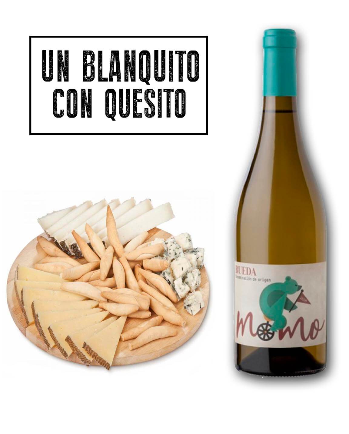 Regalar blanquito con quesito