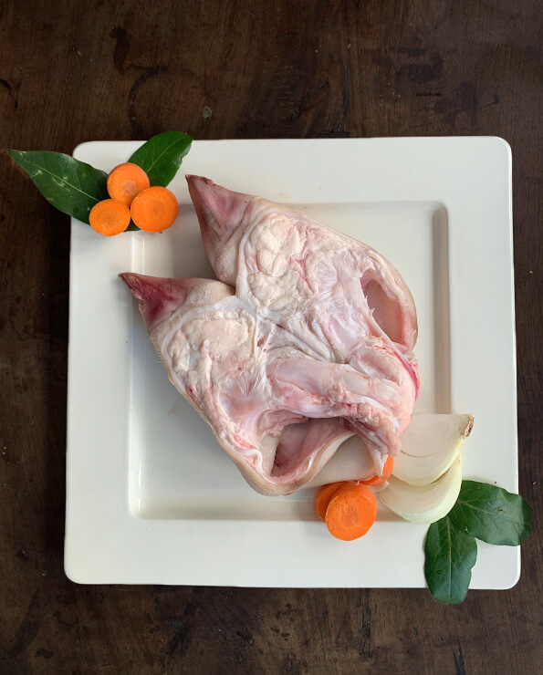 Pata de ternera, pierna de ternera, pie de ternera