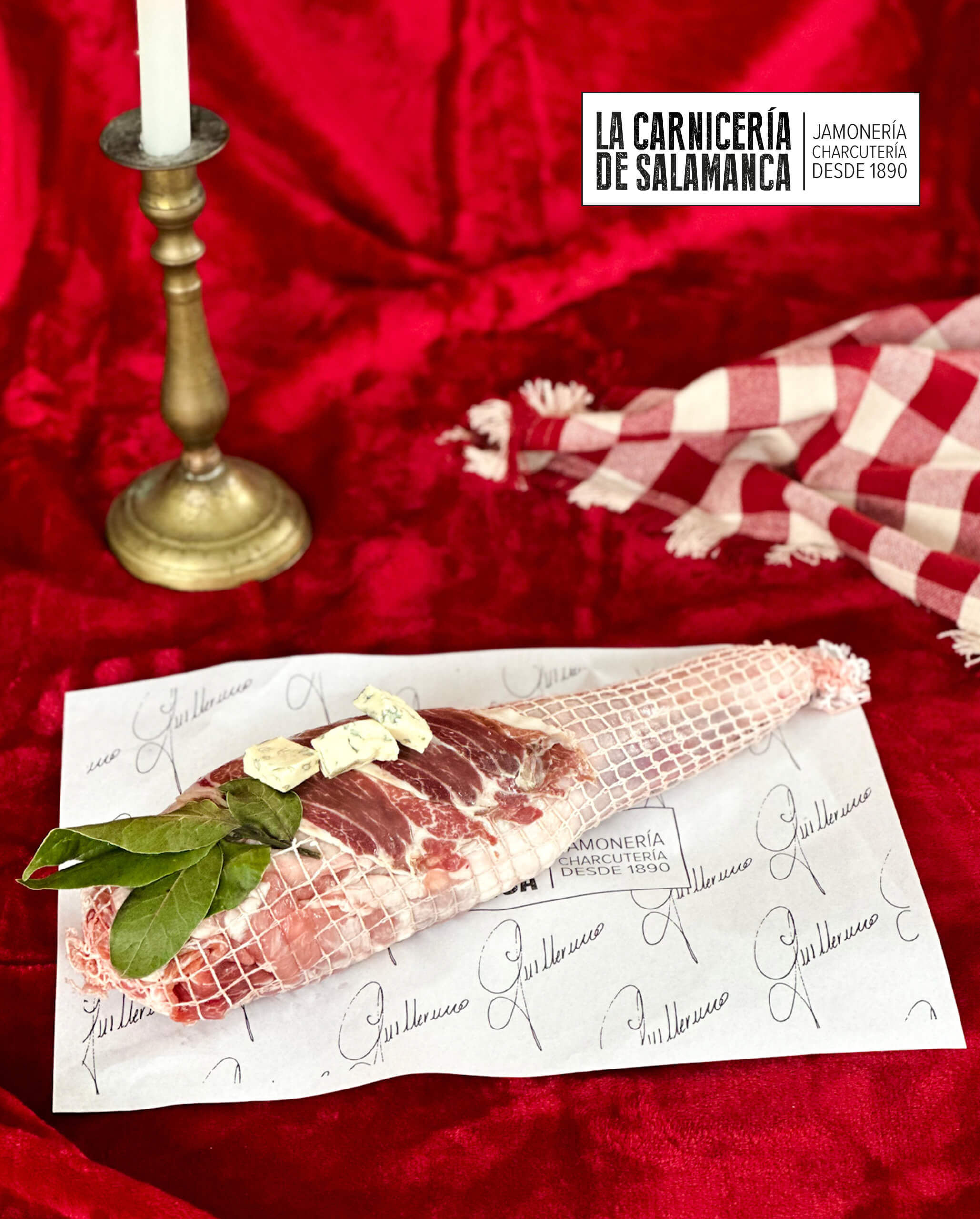 Paleta de cordero rellena. Rellenos especiales para Navidad.