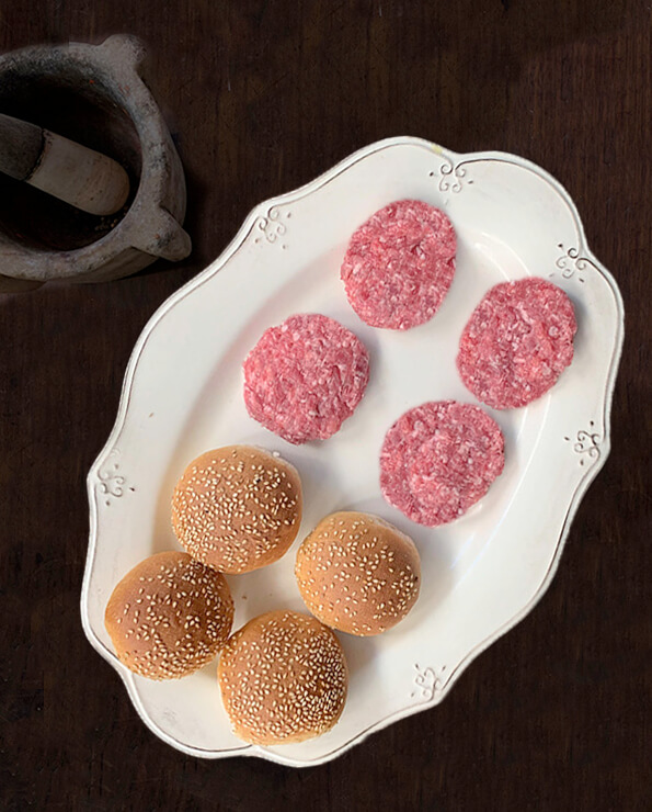 Comprar hamburguesas de cordero lechal