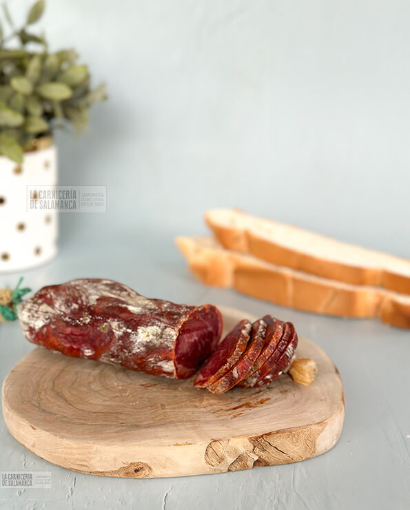 Presa ibérica de bellota o lomito curado.