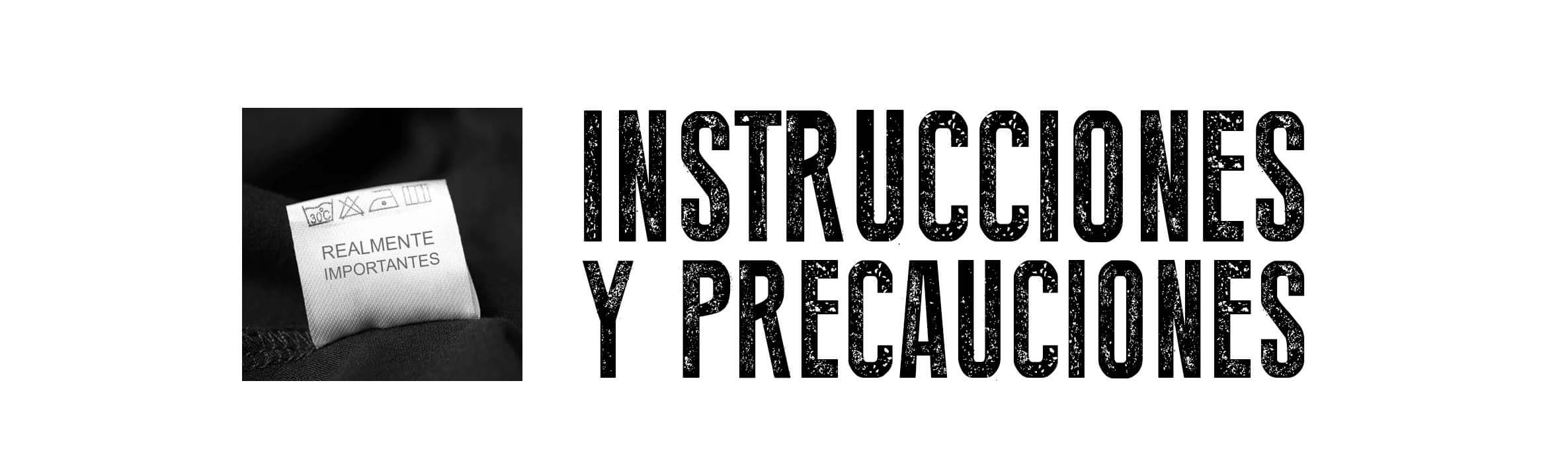INTRSUCCIONES Y PRECAUCIONES