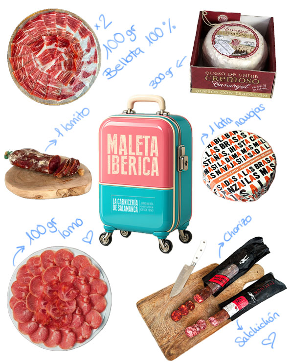 Maleta Ibérica – Contenido detallado del pack gourmet de La Carnicería