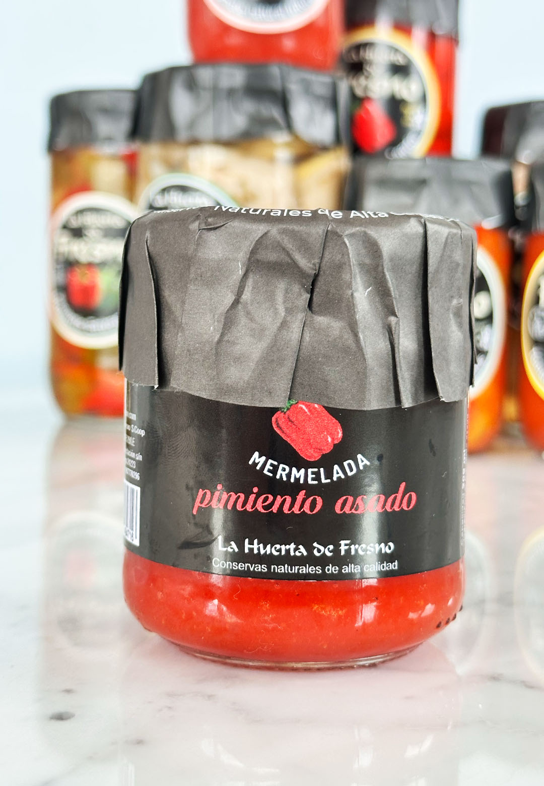 Mermelada de pimiento asado Huerta de Frasno, disponible para comprar online